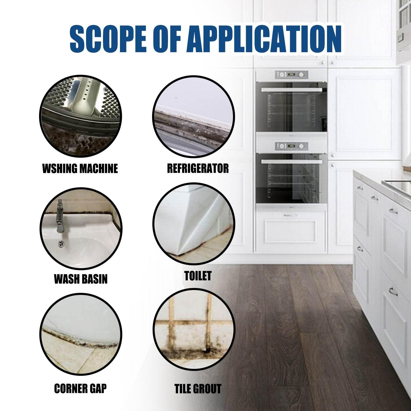 Mildew Removal Gel Clean Kitchen Bathroom Tile Moldy Walls - Estalios