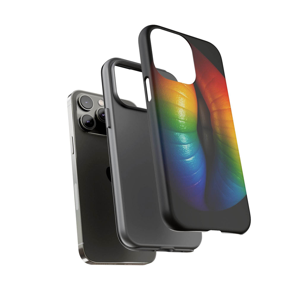 Rainbow Lips Phone Case - Tough Cover for LGBTQ+ Pride - Estalios