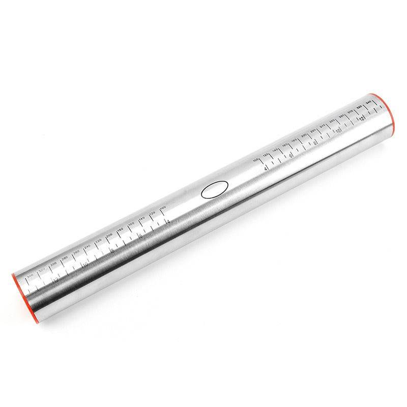 17 Inch Stainless Steel Adjustable Rolling Pin Kneading Tool - Estalios