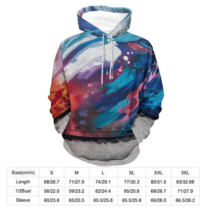 Plus Size Full Print Adult Sweatshirt - Estalios
