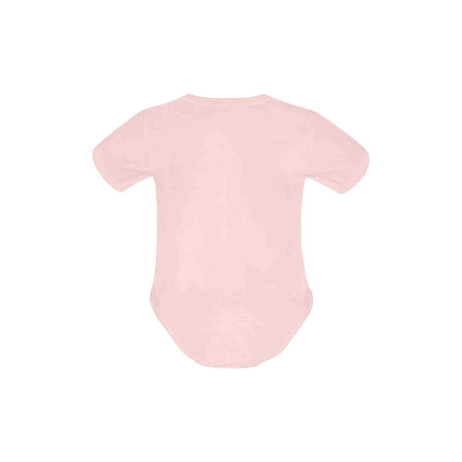 Baby Powder Organic Short Sleeve One Piece Model T28（One Side Printing） - Estalios