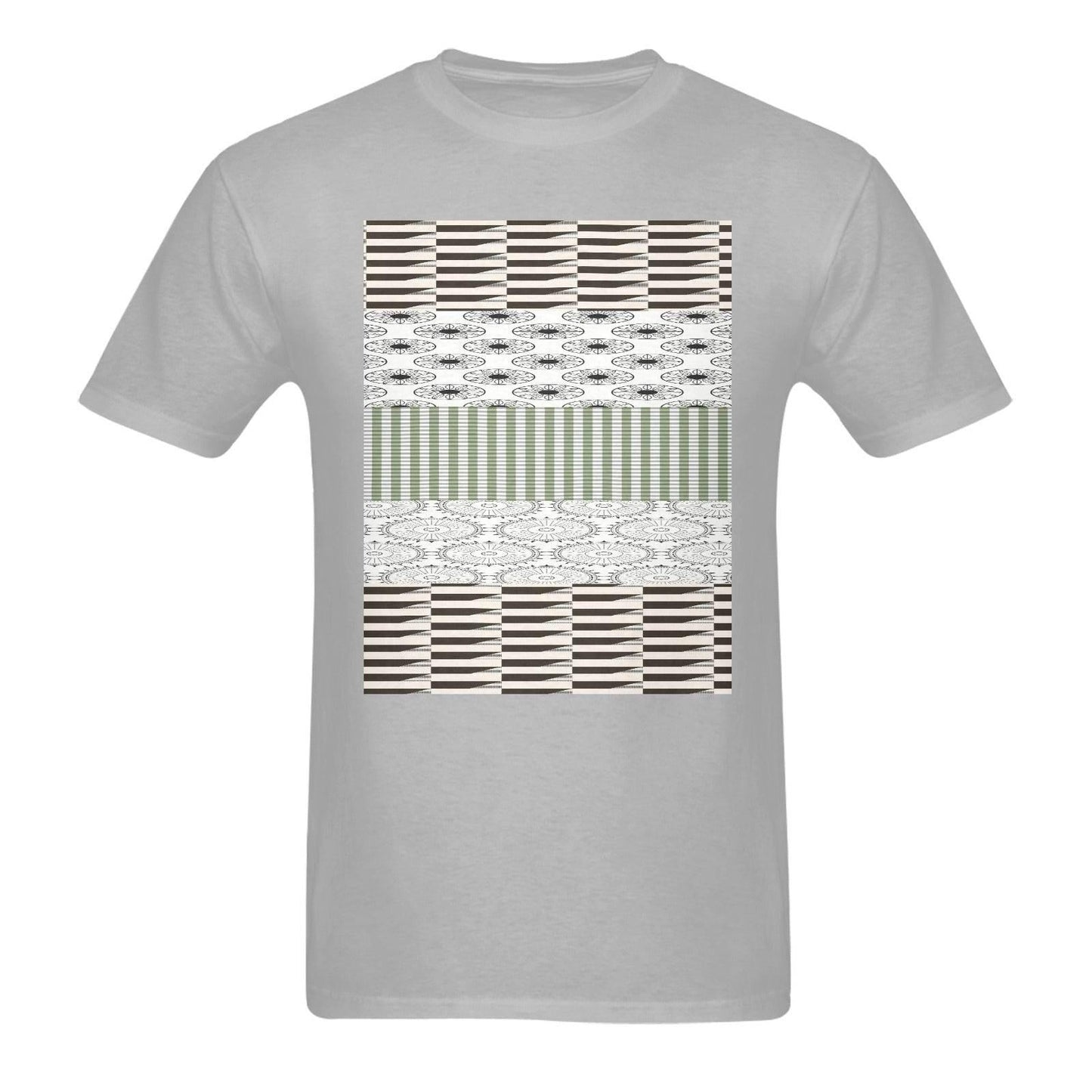 Men Heavy Cotton T-Shirt Front Print Made in USA - Estalios