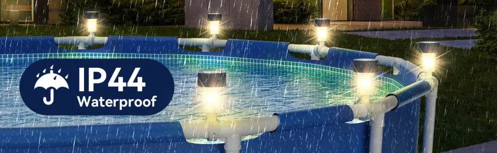 Solar Pool Light: Dazzle your Nights! Illuminate your Pool with our Amazing Solar-powered Pool Lights! these Lights will Transform your Backyard Into a Magical - Estalios