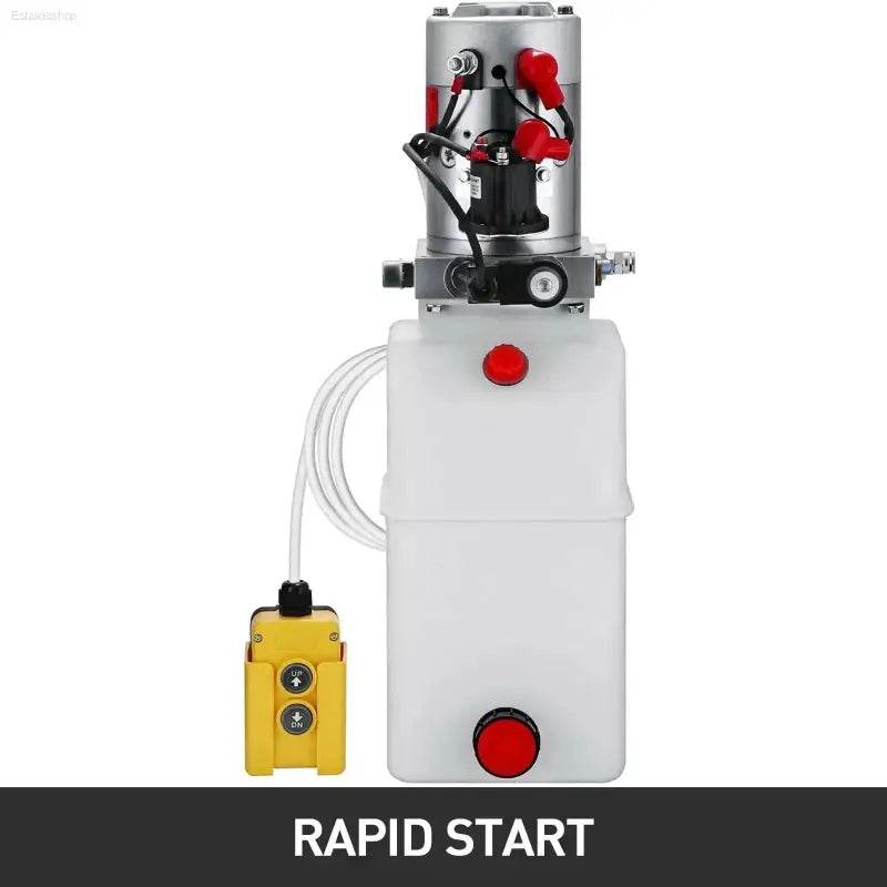 6 Quart Hydraulic Power Unit Pump for Dump Trailer 12V DC - Estalios