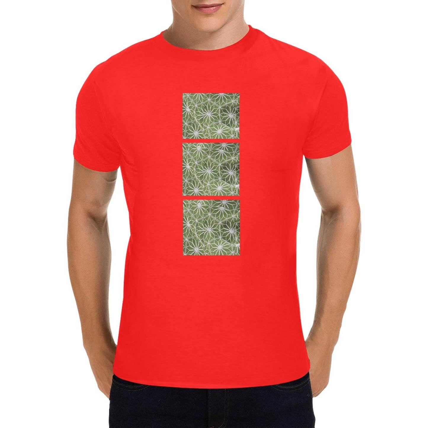 Men - Heavy Cotton T-Shirt - Front Print （Made in USA，Ships to USA Only） - Estalios