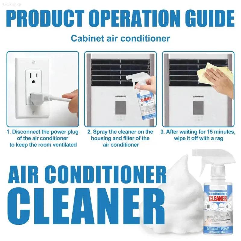 Air conditioner cleaner product.