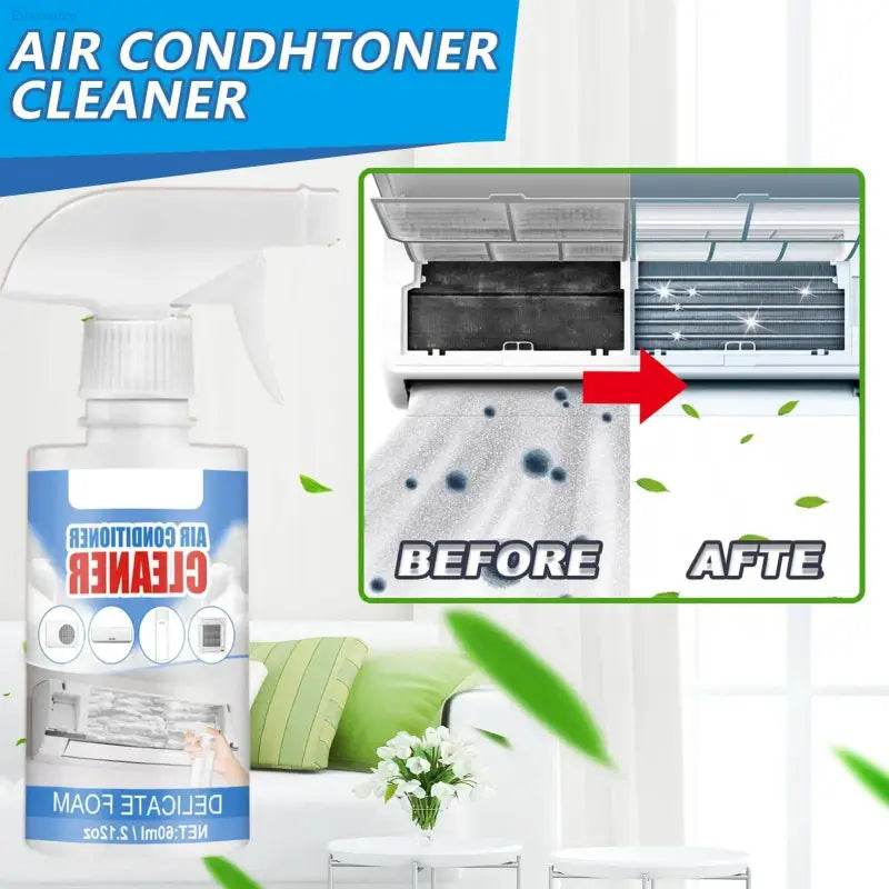 Air conditioner cleaner spray bottle.