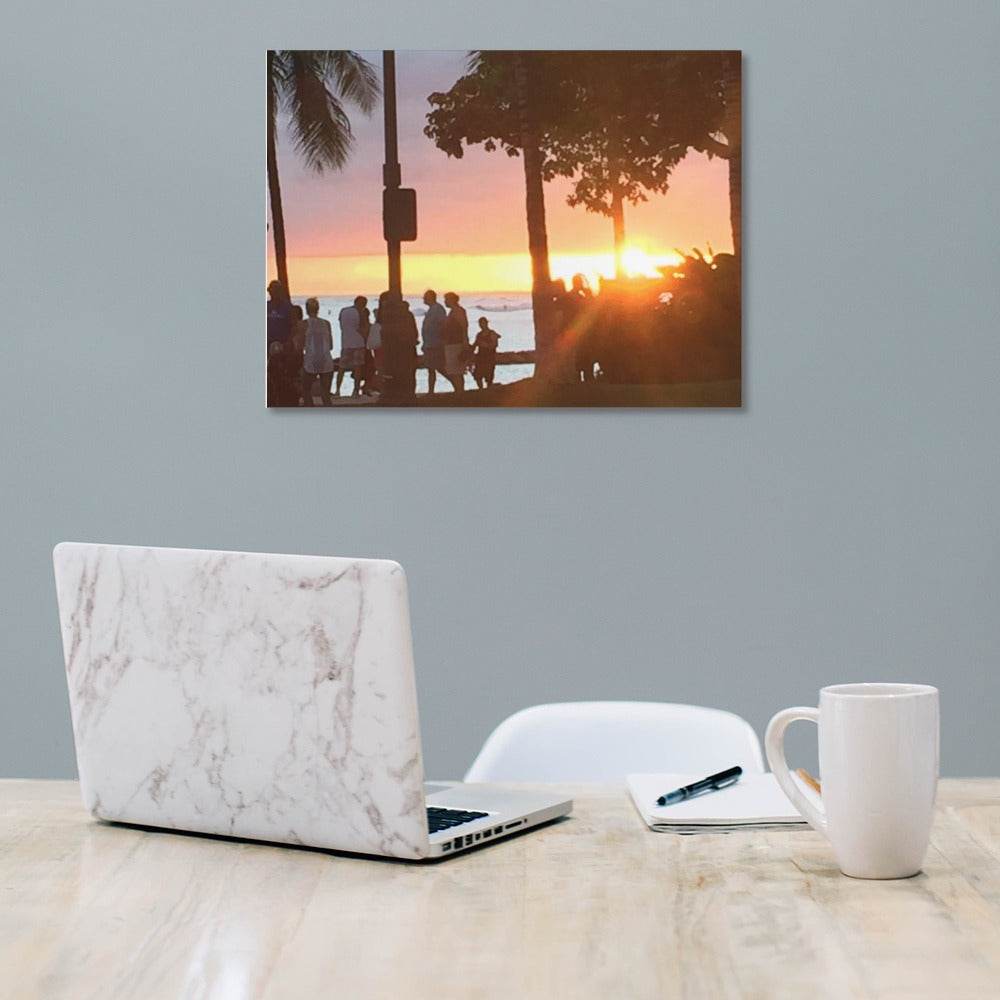 Hawaii Sunset Canvas Print Multiple sizes No Frame - Estalios