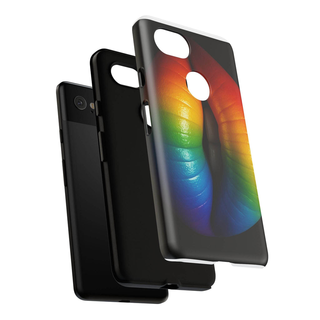 Rainbow Lips Phone Case - Tough Cover for LGBTQ+ Pride - Estalios