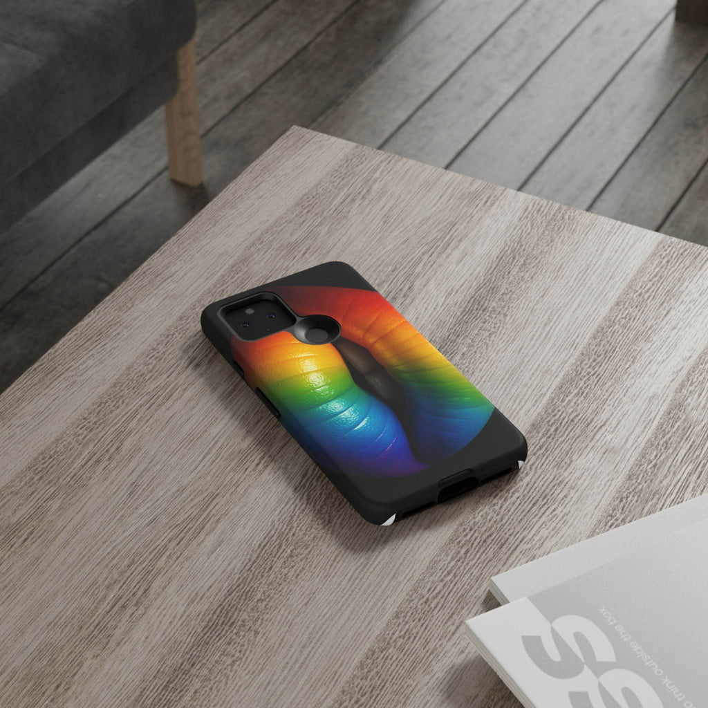 Rainbow Lips Phone Case - Tough Cover for LGBTQ+ Pride - Estalios