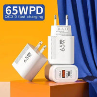 Charge Up Fast: 3-in-1 USB and GaN Charger Kit for Quick Power - Estalios
