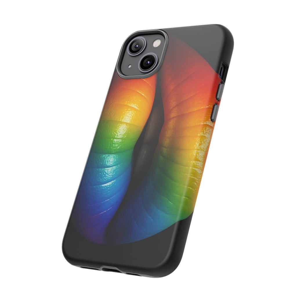 Rainbow Lips Phone Case - Tough Cover for LGBTQ+ Pride - Estalios