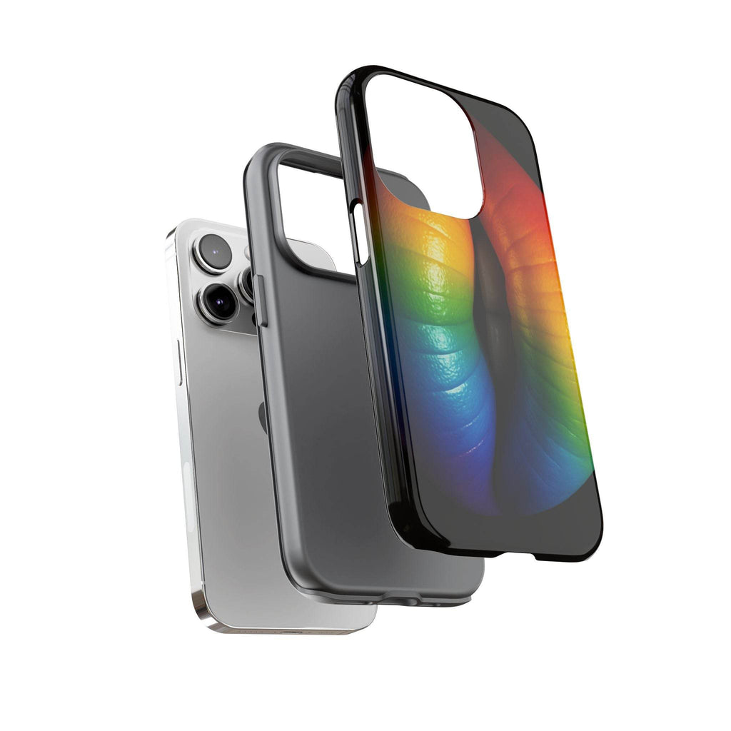 Rainbow Lips Phone Case - Tough Cover for LGBTQ+ Pride - Estalios
