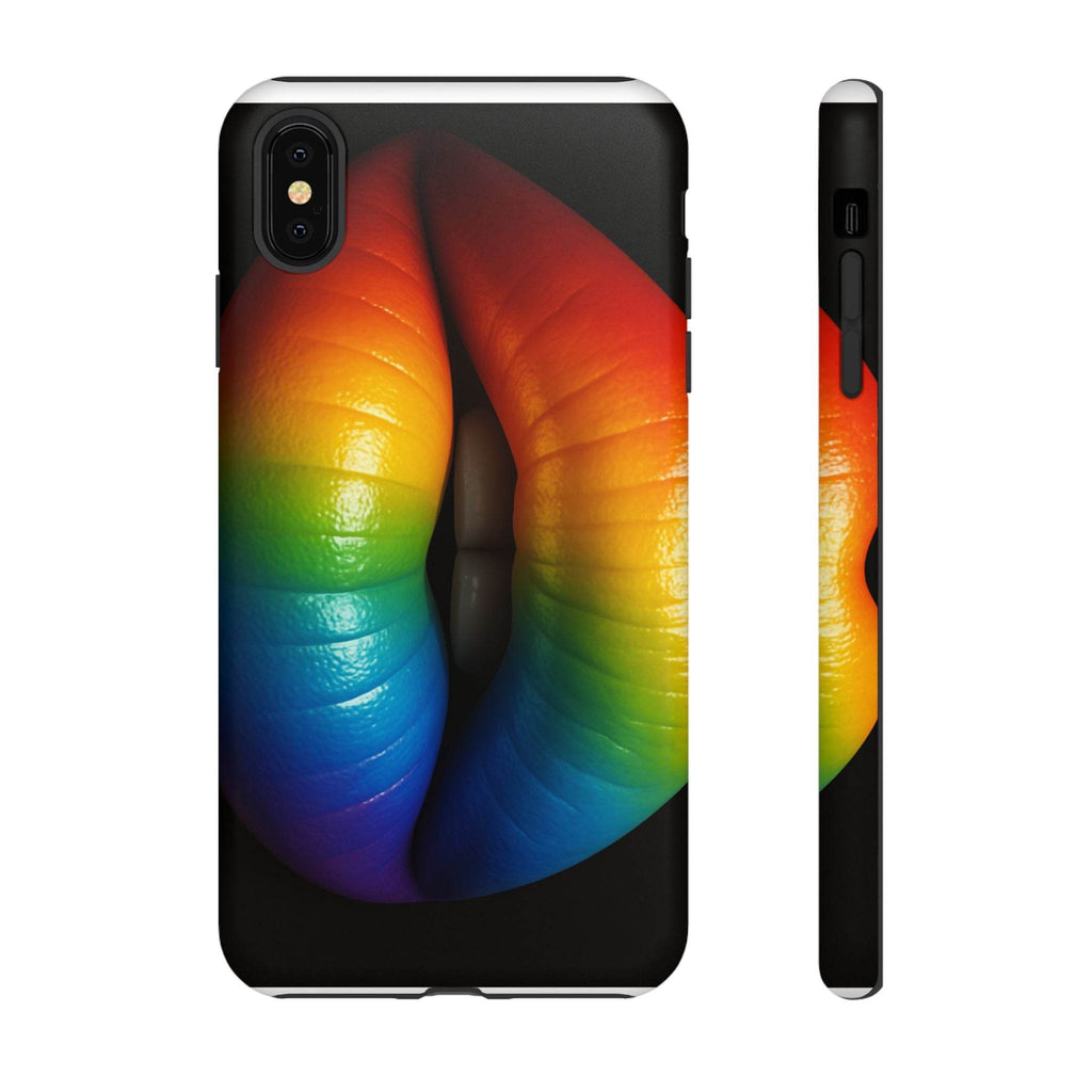 Rainbow Lips Phone Case - Tough Cover for LGBTQ+ Pride - Estalios