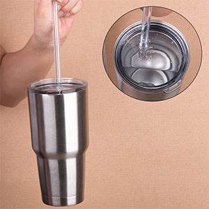 Spill Proof Lid With Straw For 20 Oz Tumblers And Cups - Estalios