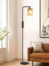 Illuminate your World: Boho Arc Lamp with Remote Control Led Bulb! Introducing the Adjustable Color Temperature Floor Lamp, the Perfect Lighting Solution to Transform any Room Into - Estalios