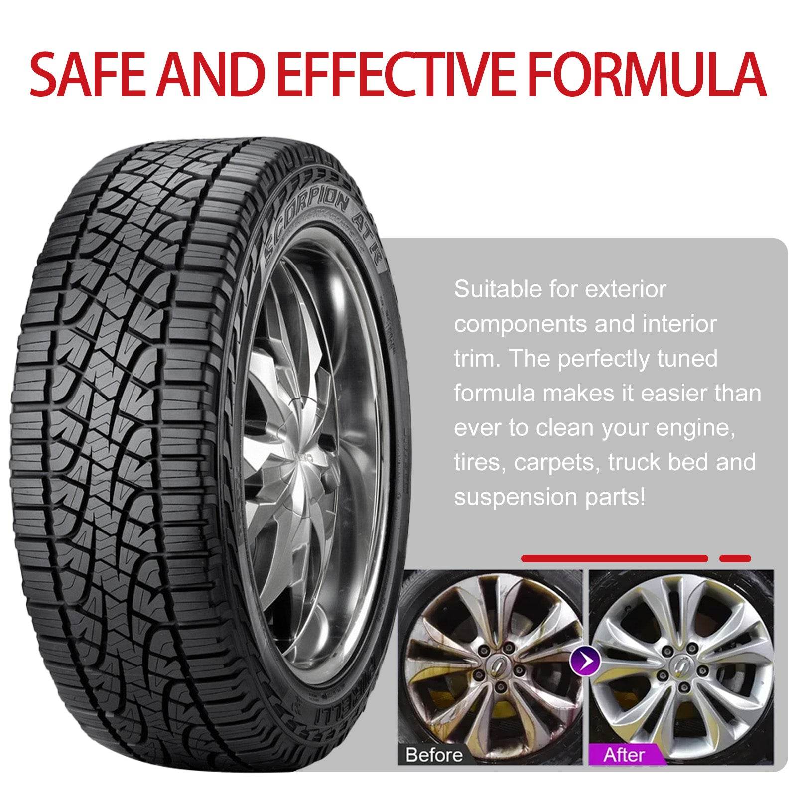 Car Multi-Functional Cleaner for Strong Decontamination - Estalios