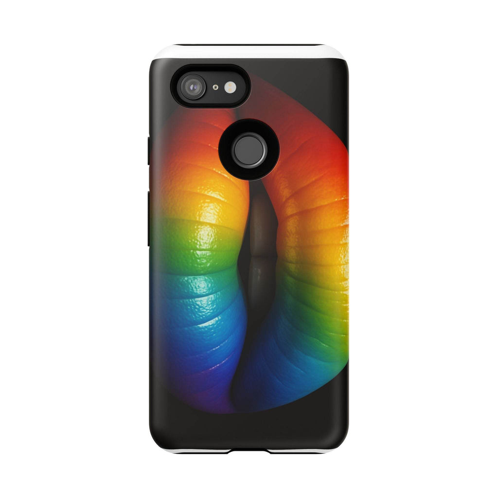 Rainbow Lips Phone Case - Tough Cover for LGBTQ+ Pride - Estalios