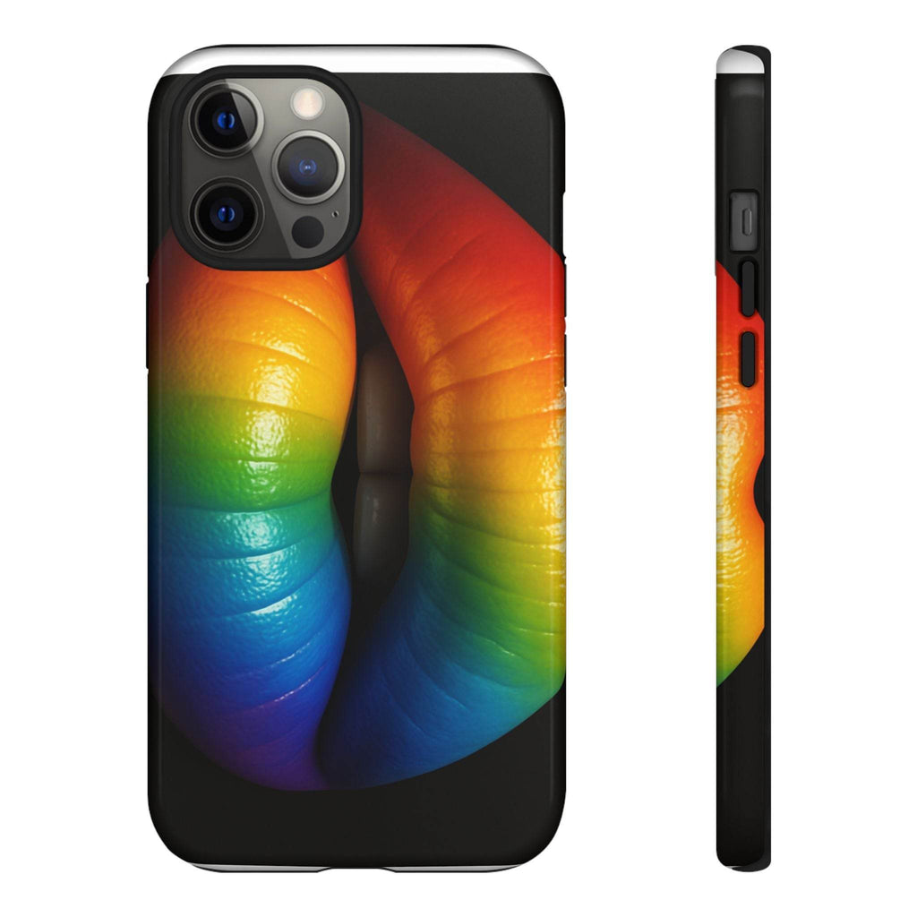 Rainbow Lips Phone Case - Tough Cover for LGBTQ+ Pride - Estalios