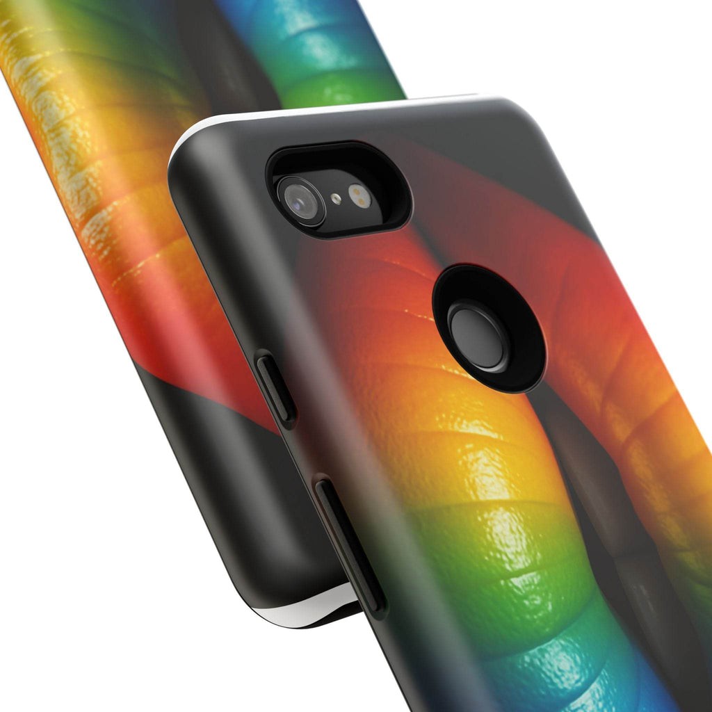 Rainbow Lips Phone Case - Tough Cover for LGBTQ+ Pride - Estalios