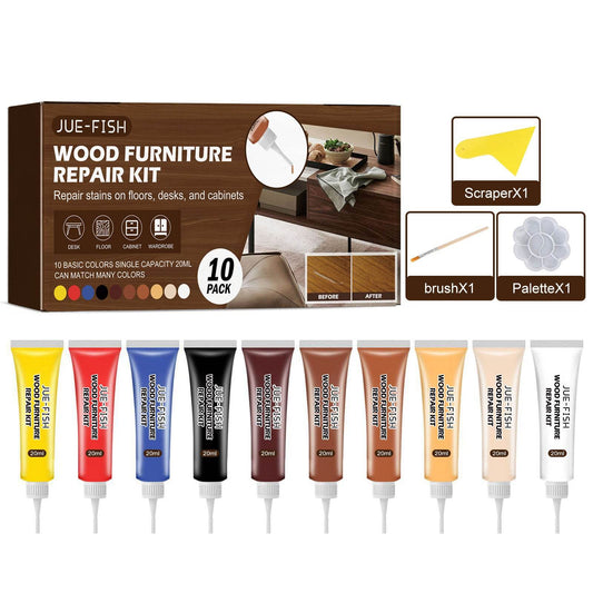 Wood Furniture Repair Kit For Faded Touch Ups And Beauty - Estalios