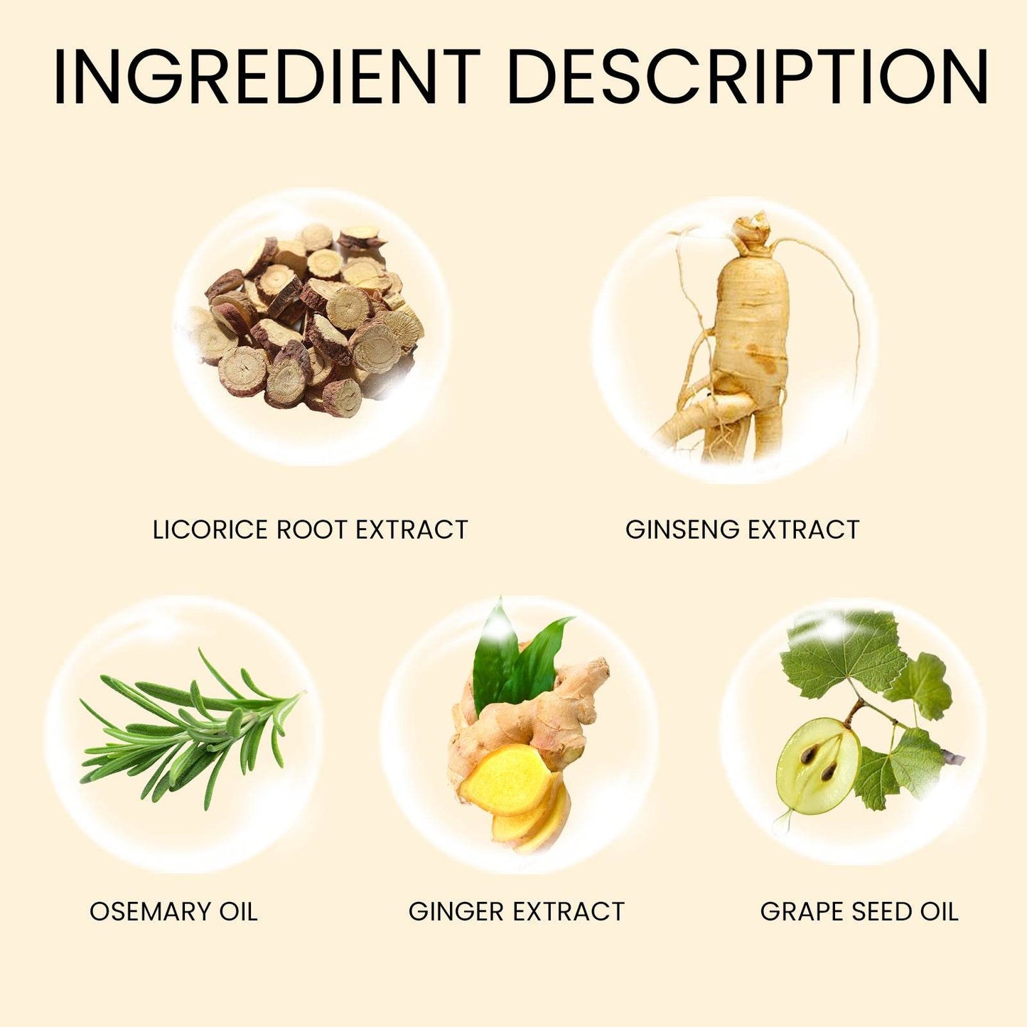 Ginseng Massage Essence Moisturizes Scalp Strengthens Hair - Estalios