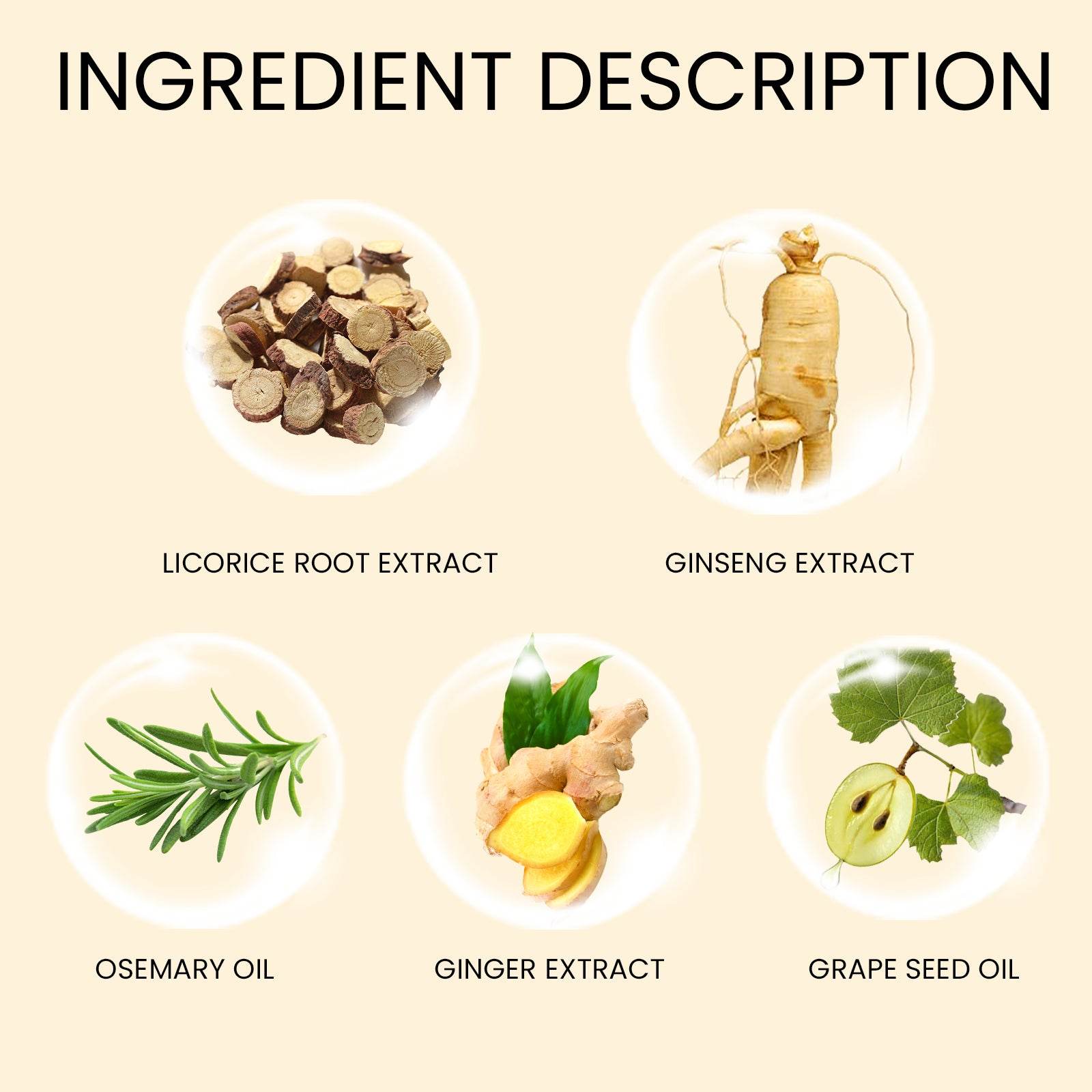 Ginseng Massage Essence Moisturizes Scalp Strengthens Hair - Estalios