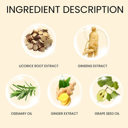 Ginseng Massage Essence Moisturizes Scalp Strengthens Hair - Estalios