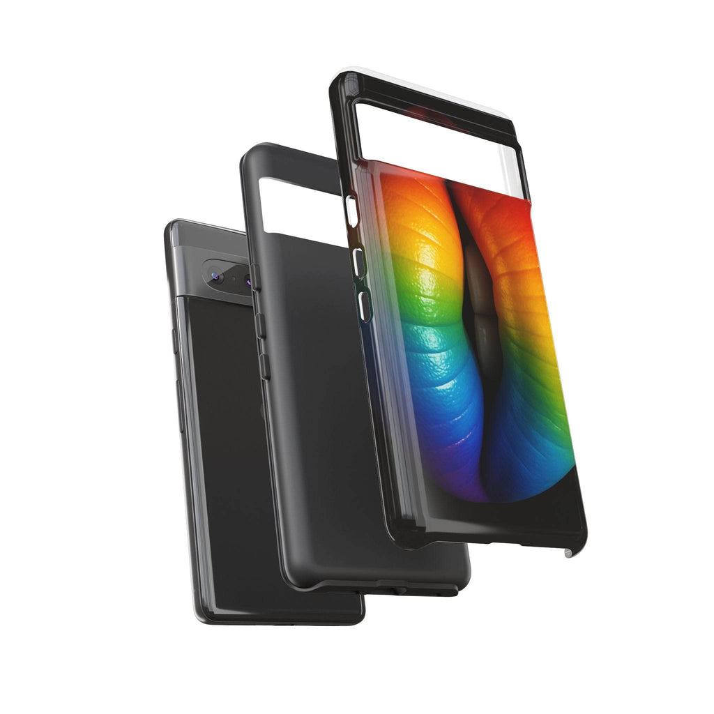 Rainbow Lips Phone Case - Tough Cover for LGBTQ+ Pride - Estalios