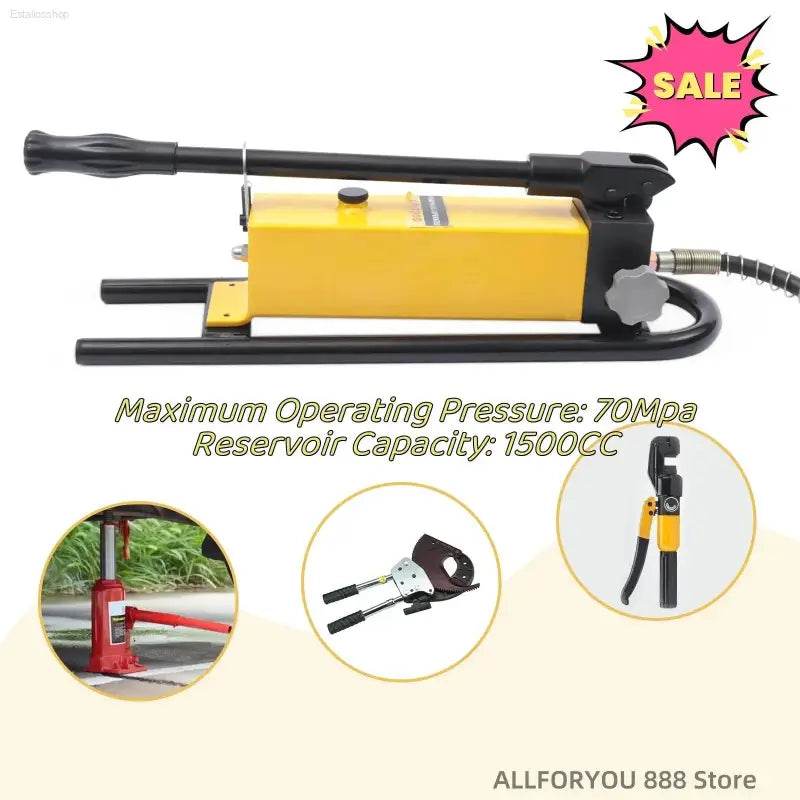 70Mpa Manual Hand Hydraulic Power Pack 1500CC Capacity - Estalios