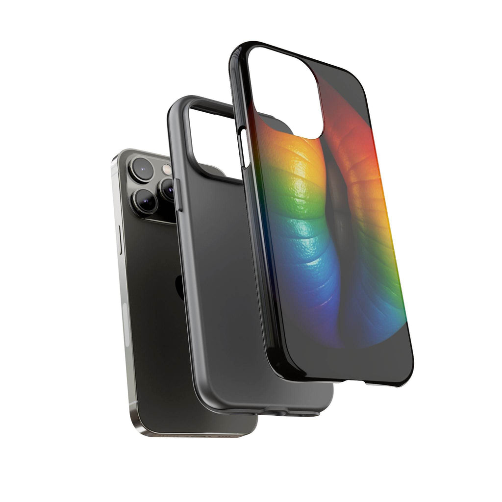 Rainbow Lips Phone Case - Tough Cover for LGBTQ+ Pride - Estalios