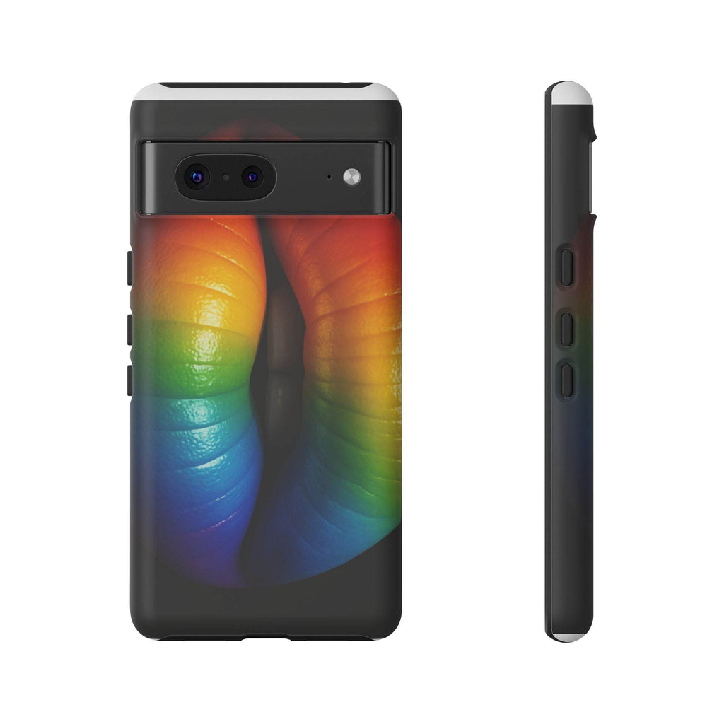 Rainbow Lips Phone Case - Tough Cover for LGBTQ+ Pride - Estalios