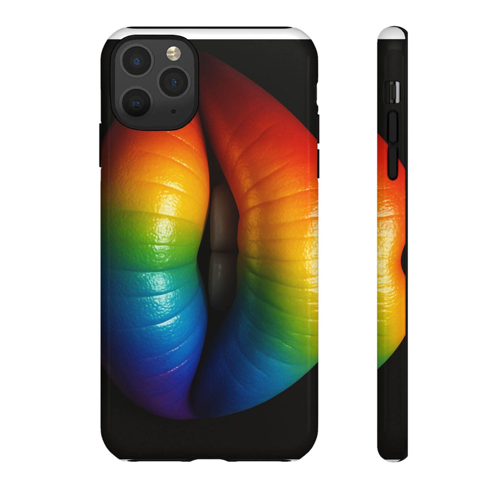Rainbow Lips Phone Case - Tough Cover for LGBTQ+ Pride - Estalios