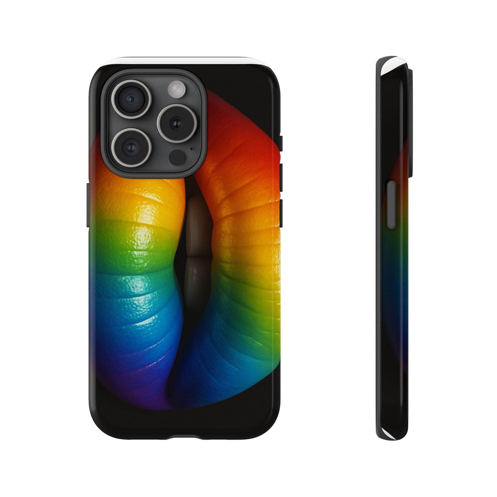 Rainbow Lips Phone Case - Tough Cover for LGBTQ+ Pride - Estalios