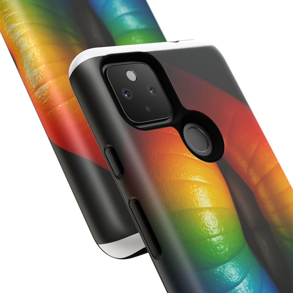 Rainbow Lips Phone Case - Tough Cover for LGBTQ+ Pride - Estalios