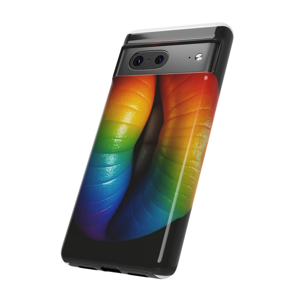 Rainbow Lips Phone Case - Tough Cover for LGBTQ+ Pride - Estalios