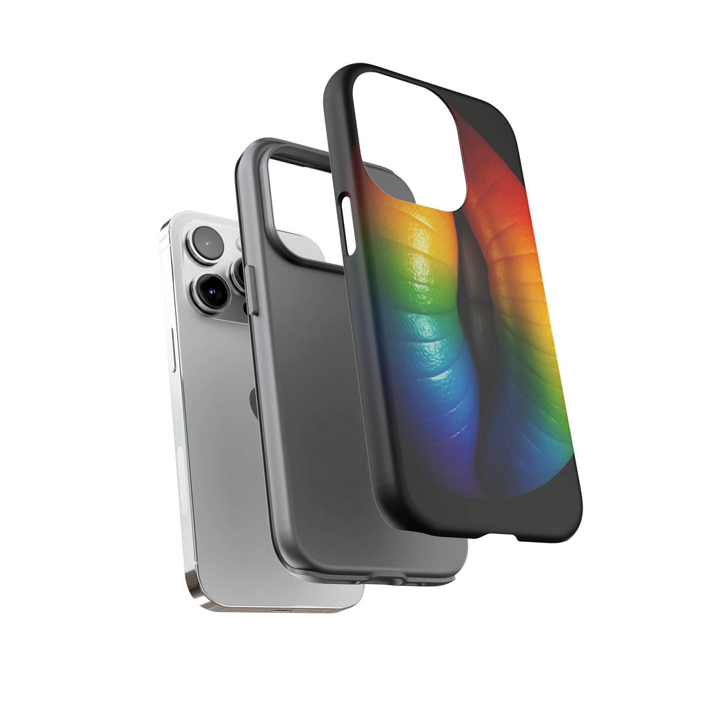Rainbow Lips Phone Case - Tough Cover for LGBTQ+ Pride - Estalios