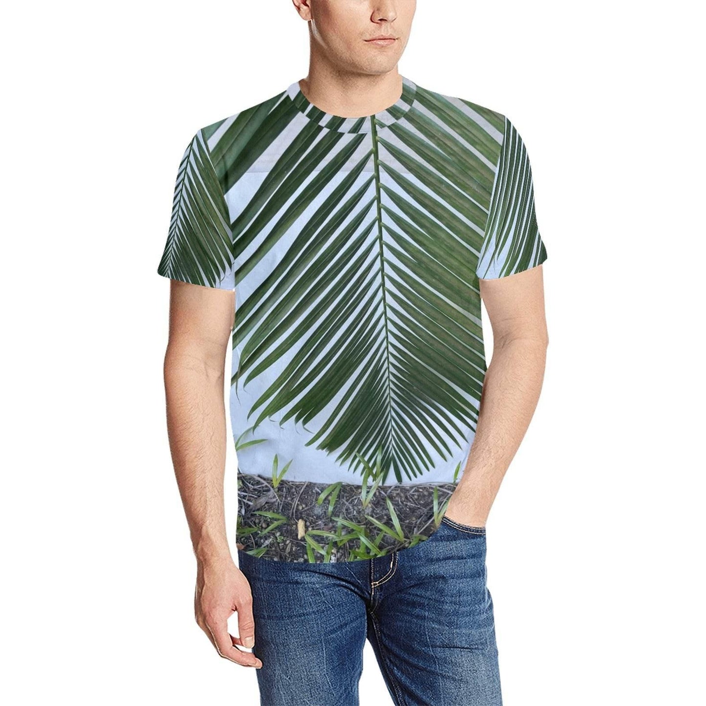 Men's All Over Print T-shirt Made In USA Ships to USA Only - Estalios