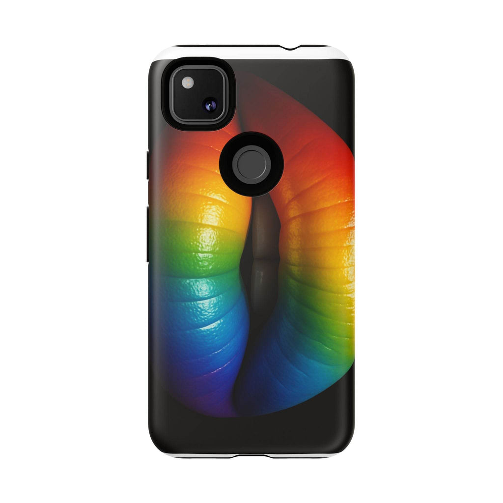 Rainbow Lips Phone Case - Tough Cover for LGBTQ+ Pride - Estalios