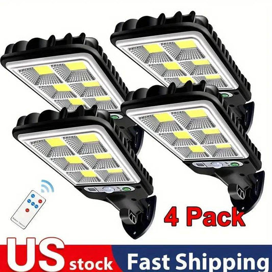 Solar Street Lights Motion Sensor Security 3 Modes Outdoor Lamp - Estalios