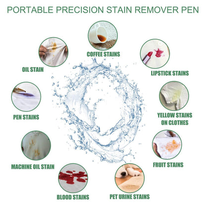 Portable Precision Stain Remover Pen for Yellow Clothes Cleaning - Estalios