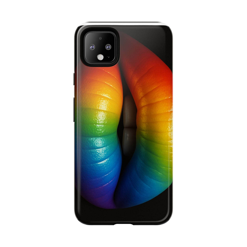 Rainbow Lips Phone Case - Tough Cover for LGBTQ+ Pride - Estalios