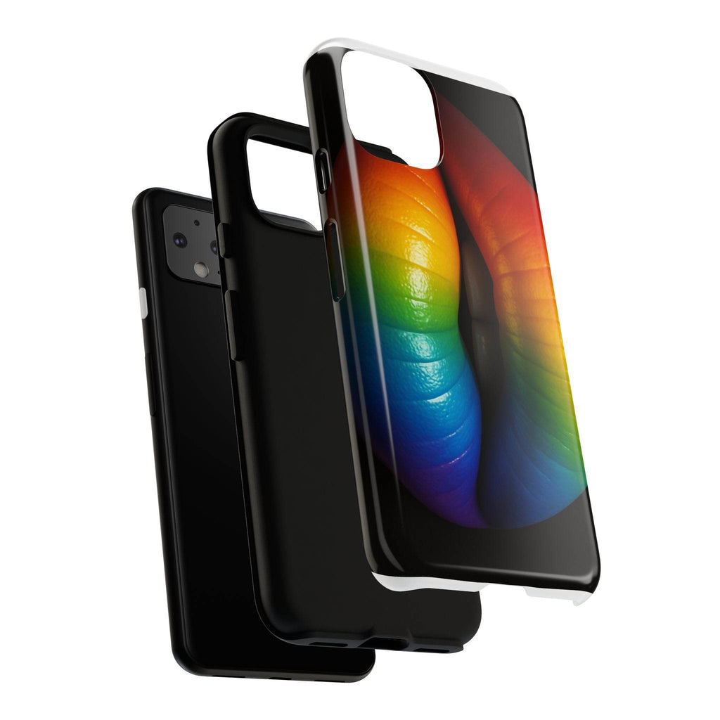 Rainbow Lips Phone Case - Tough Cover for LGBTQ+ Pride - Estalios