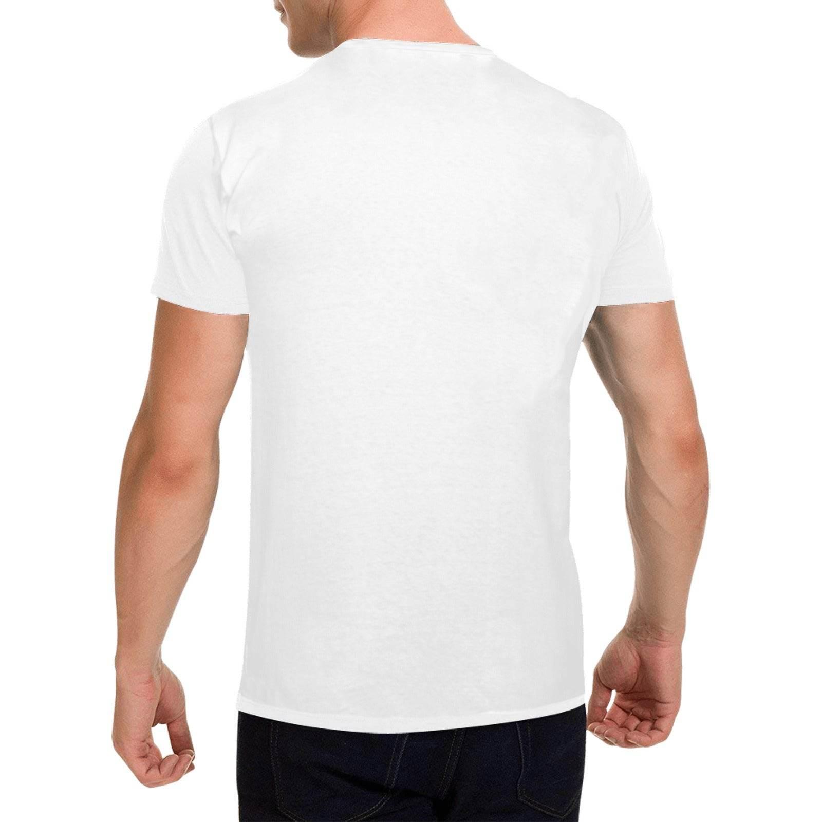 Men Heavy Cotton T-Shirt Front Print Made in USA - Estalios