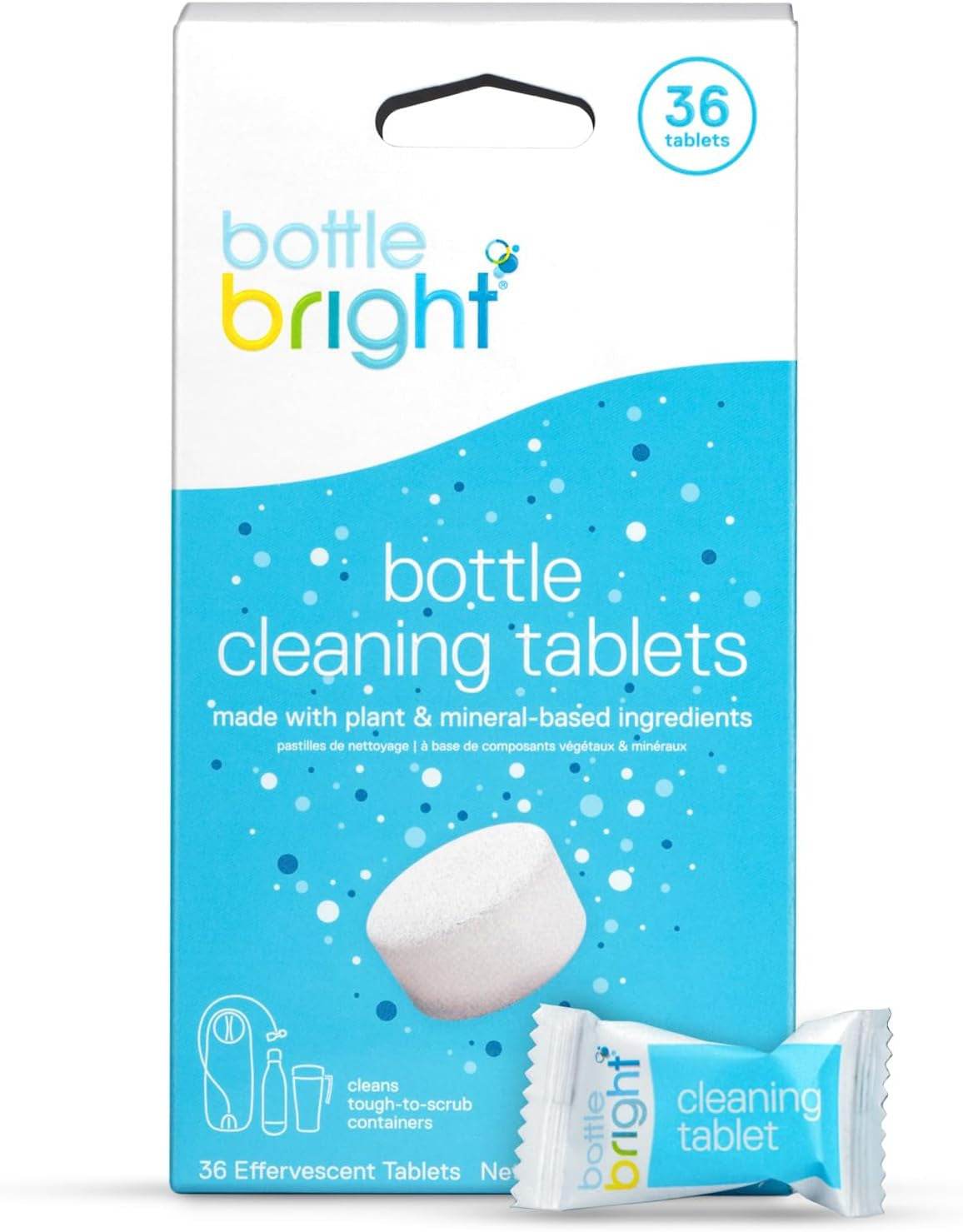 Clean Stainless Steel Tumblers - Easy Safe Cleaning Tablets - Estalios