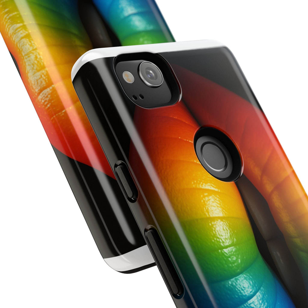 Rainbow Lips Phone Case - Tough Cover for LGBTQ+ Pride - Estalios