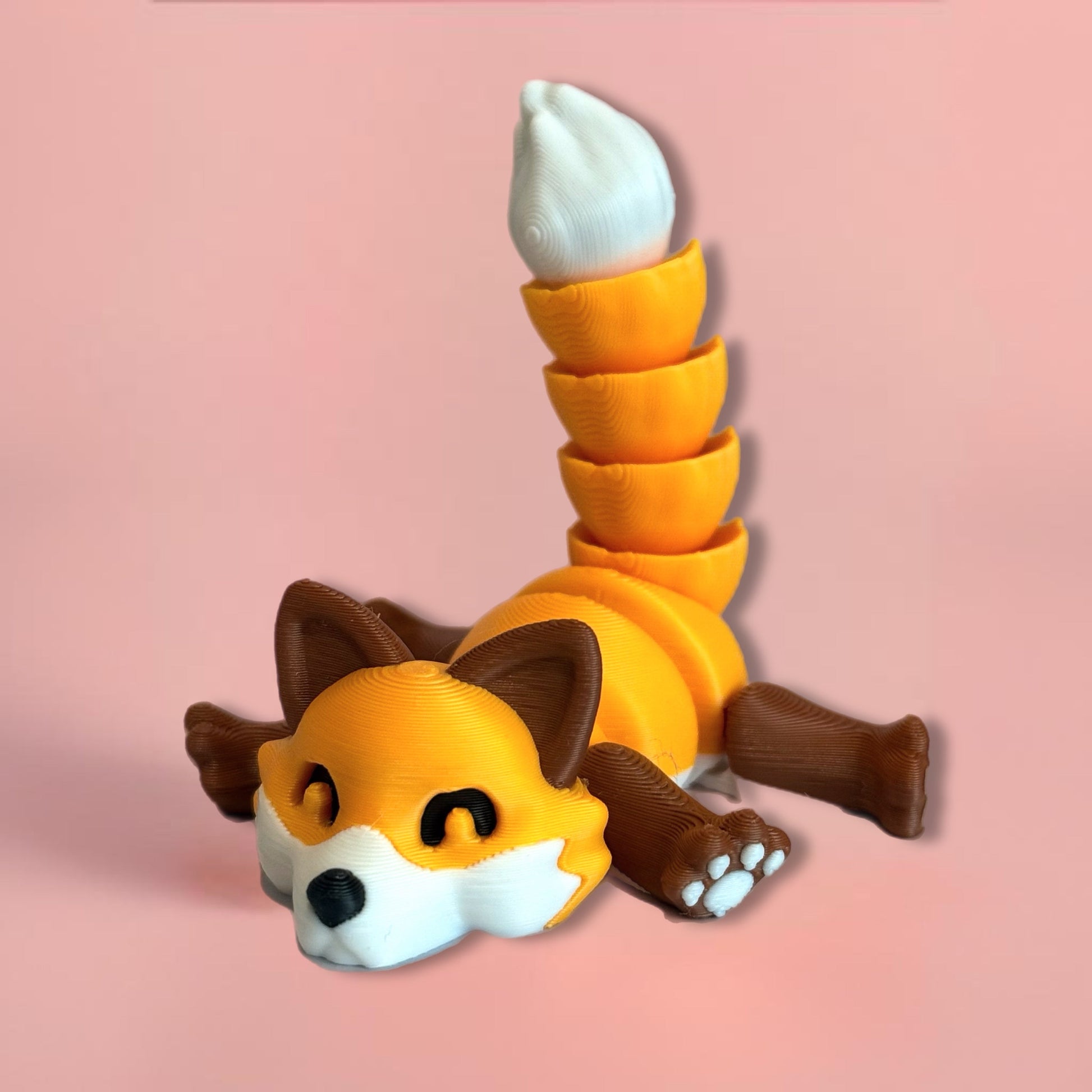 Fox 3D Deluxe Charm - Tumbler Handle Charm