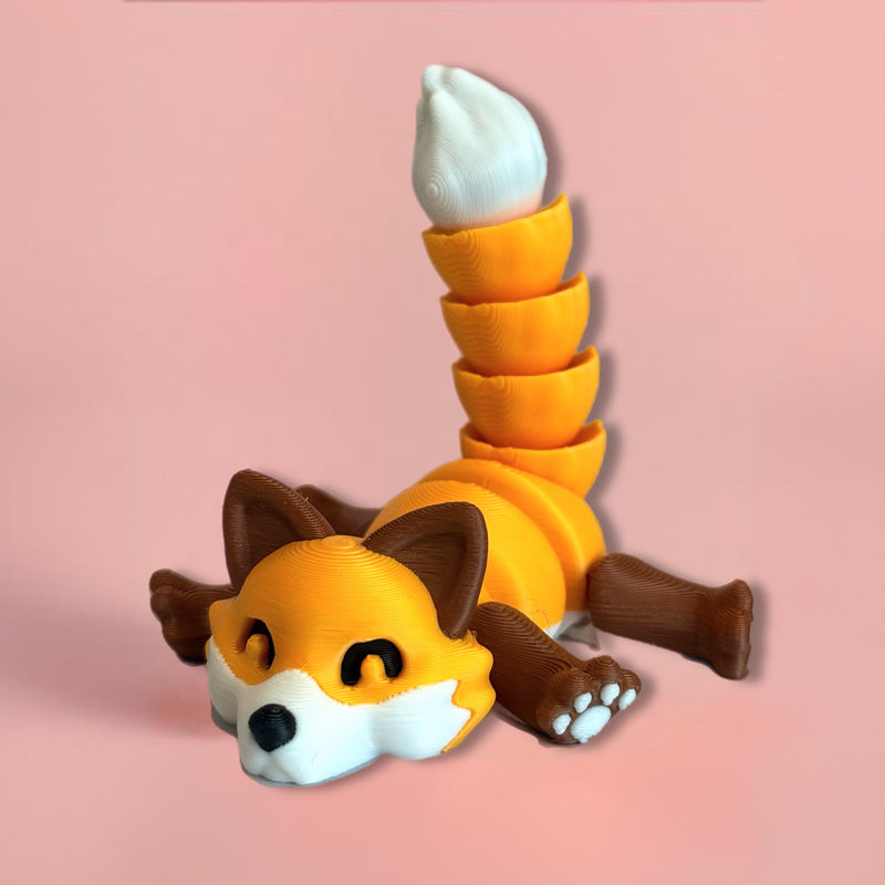 Fox 3D Deluxe Charm - Tumbler Handle Charm