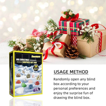 24 Grille Ore Blind Box Christmas 24 Days Toy Gift Box - Estalios