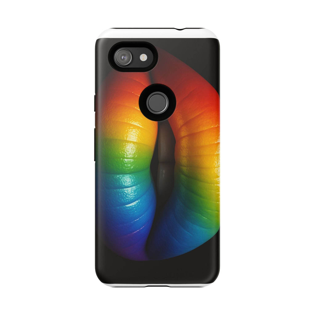 Rainbow Lips Phone Case - Tough Cover for LGBTQ+ Pride - Estalios